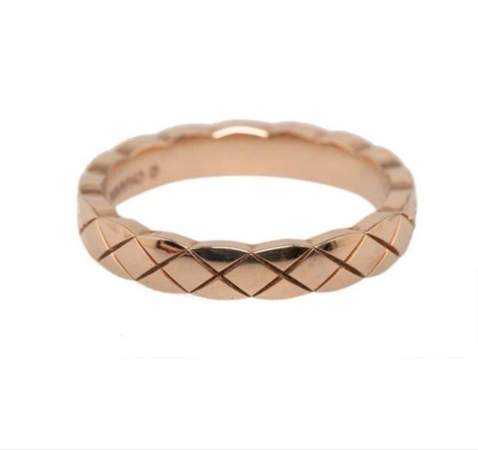 Anillo acero Gold rose